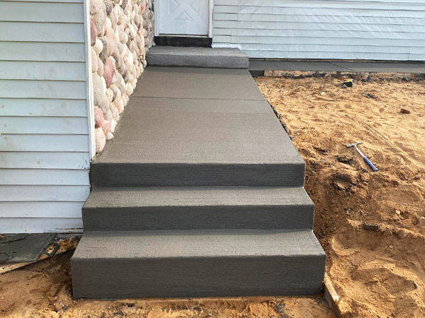 Concrete Steps, How to Care for Concrete